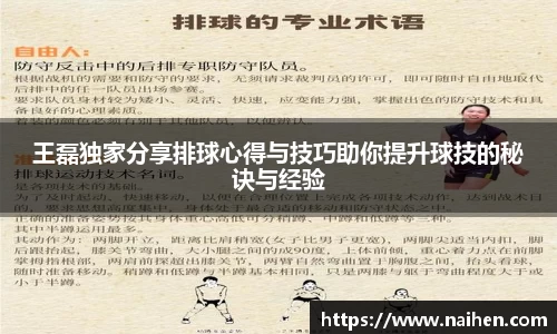 王磊独家分享排球心得与技巧助你提升球技的秘诀与经验